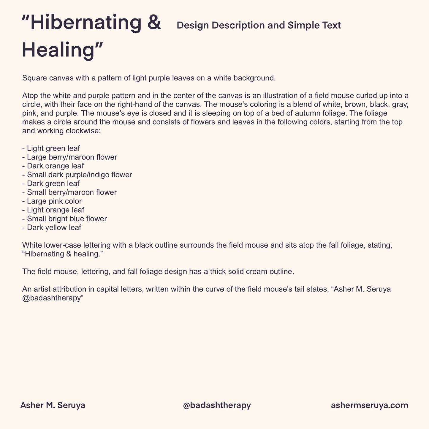 Hibernating & Healing Digital Artwork - Art & Illustration