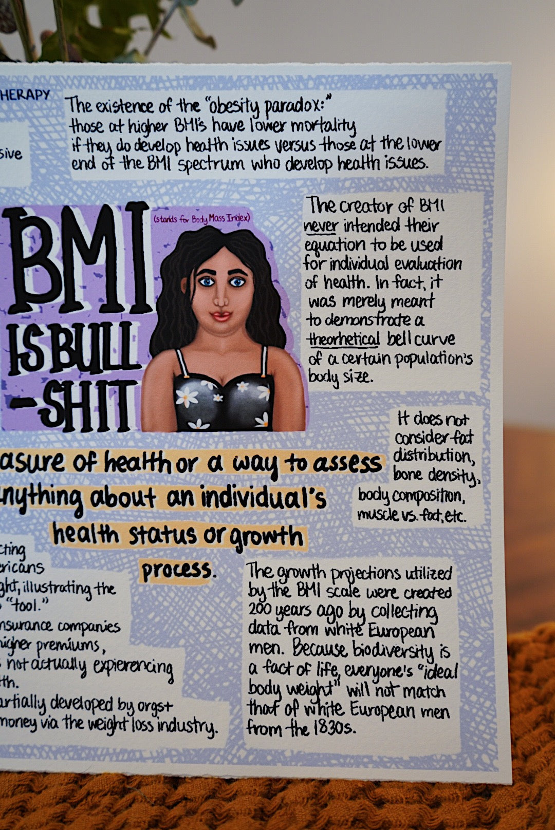 BMI is Bullshit - Illustrated Infographic