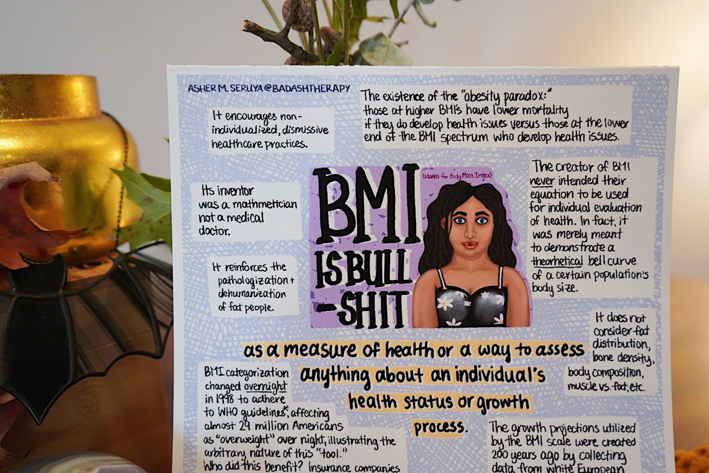 BMI is Bullshit - Illustrated Infographic