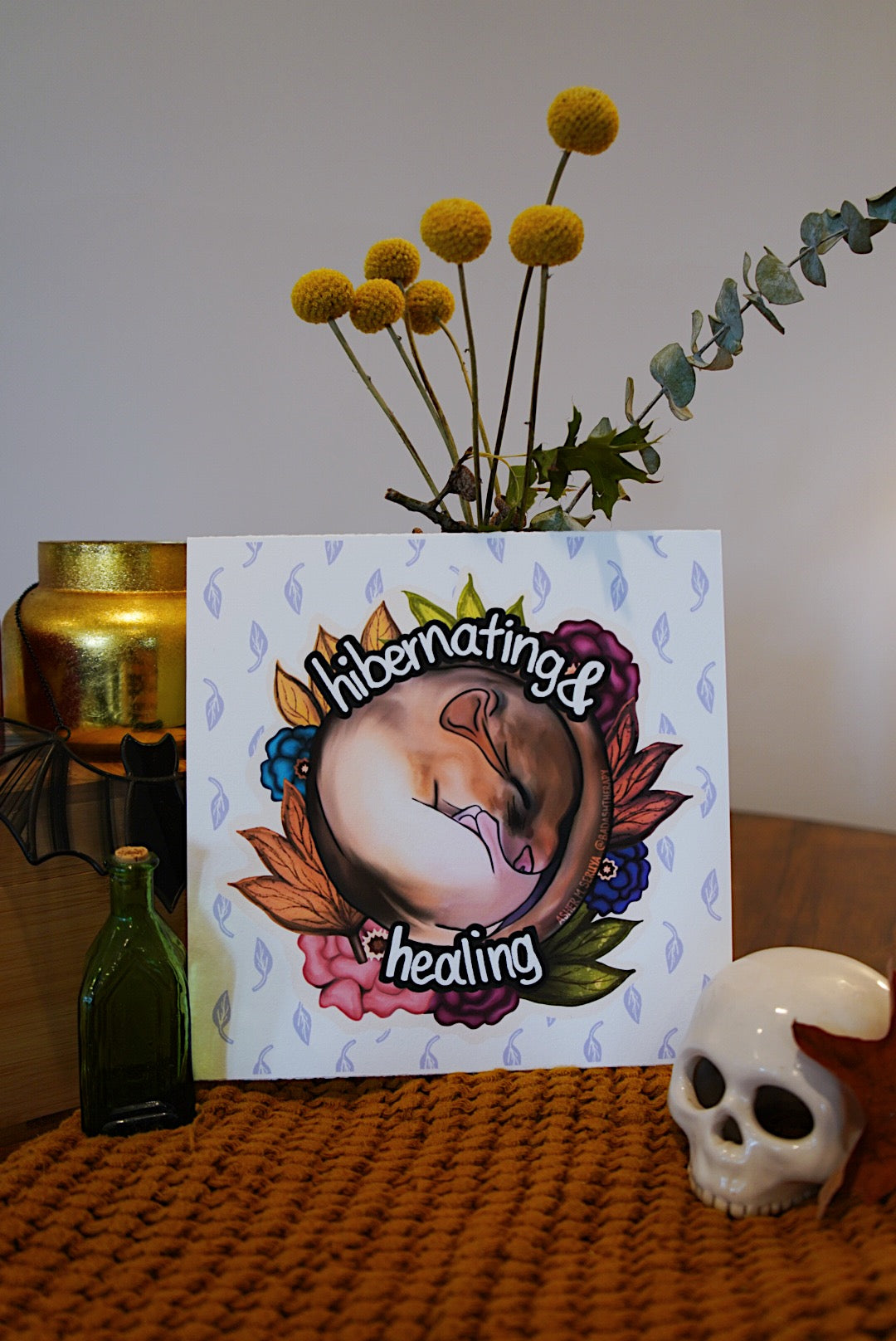 Hibernating & Healing - Art & Illustration
