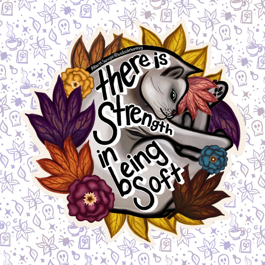 There is Strength in Being Soft Digital Artwork - Art & Illustration