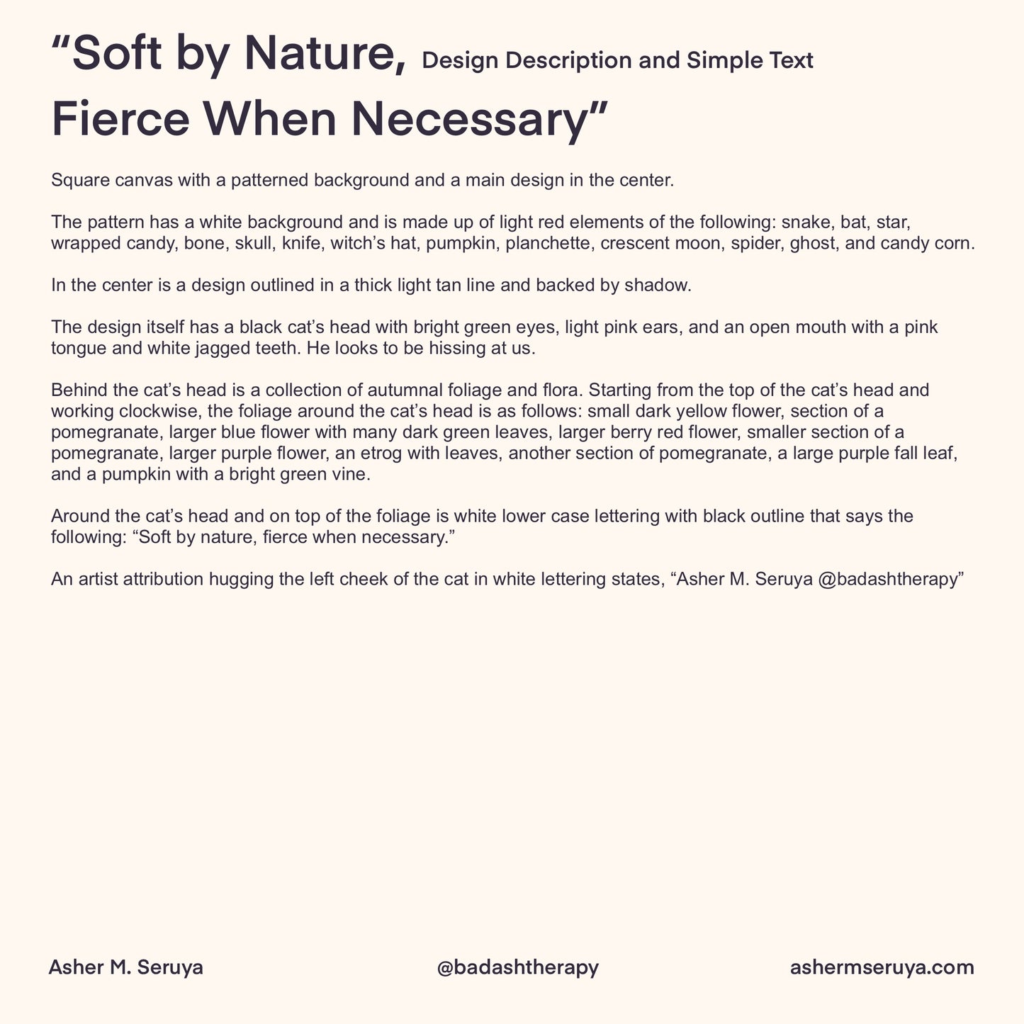 Soft by Nature, Fierce When Necessary - Art & Illustration