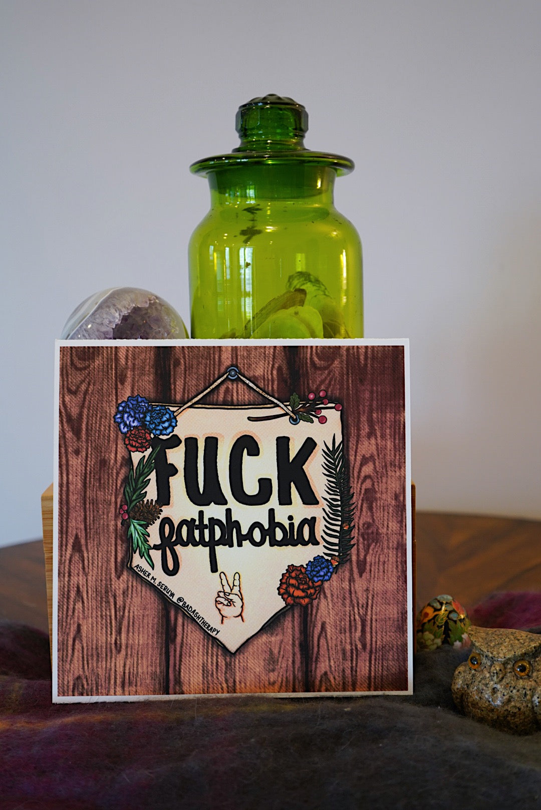 Fuck Fatphobia Pennant - Art & Illustration