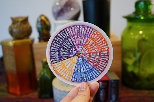 The Emotions & Feelings Wheel Sticker - Large