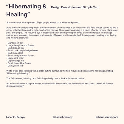 Hibernating & Healing