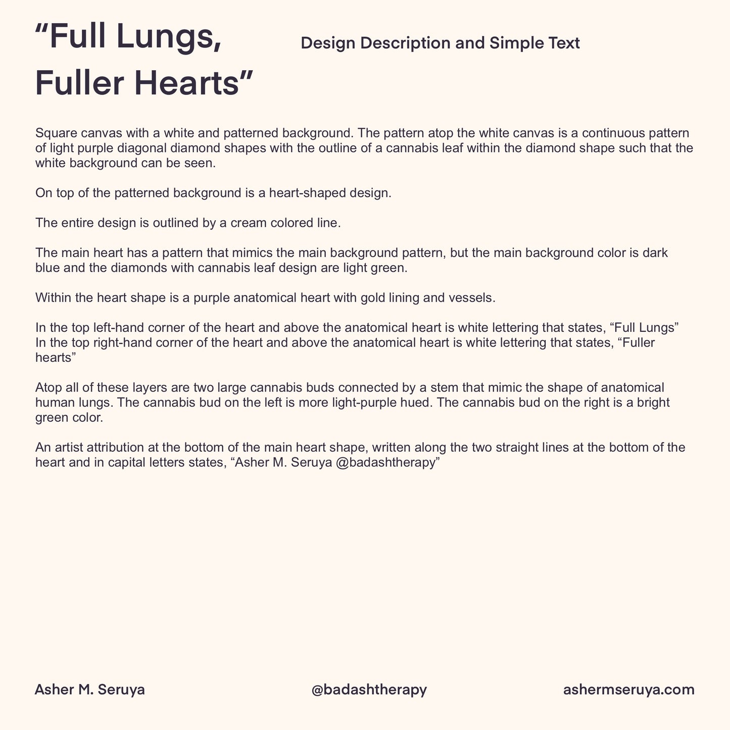 Full Lungs, Fuller Hearts - Art & Illustration
