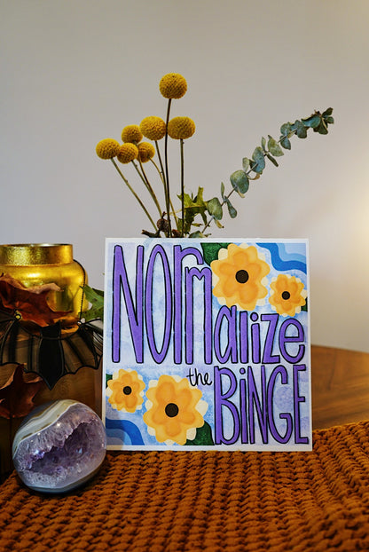 Normalize the Binge