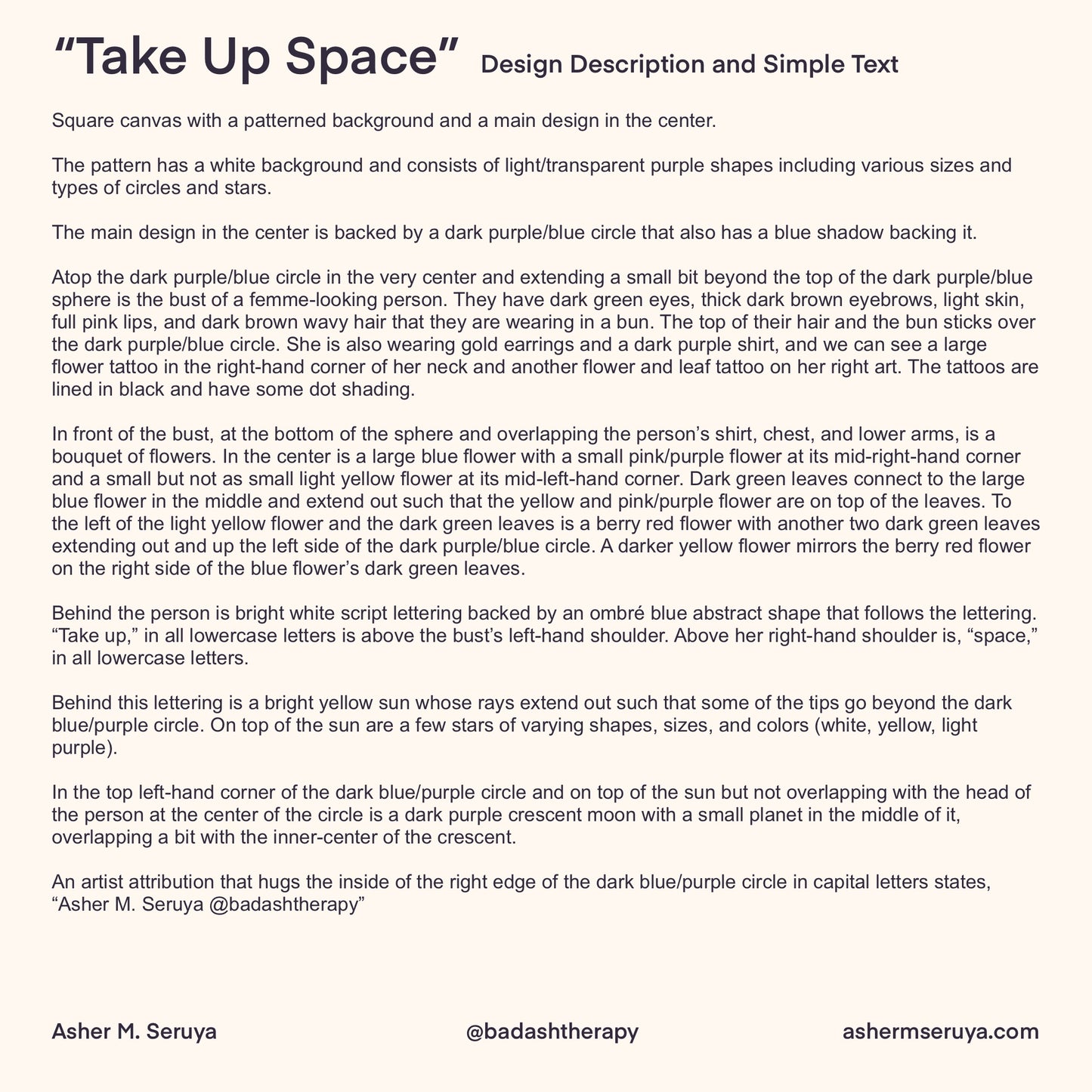 Take Up Space Digital Artwork - Art & Illustration