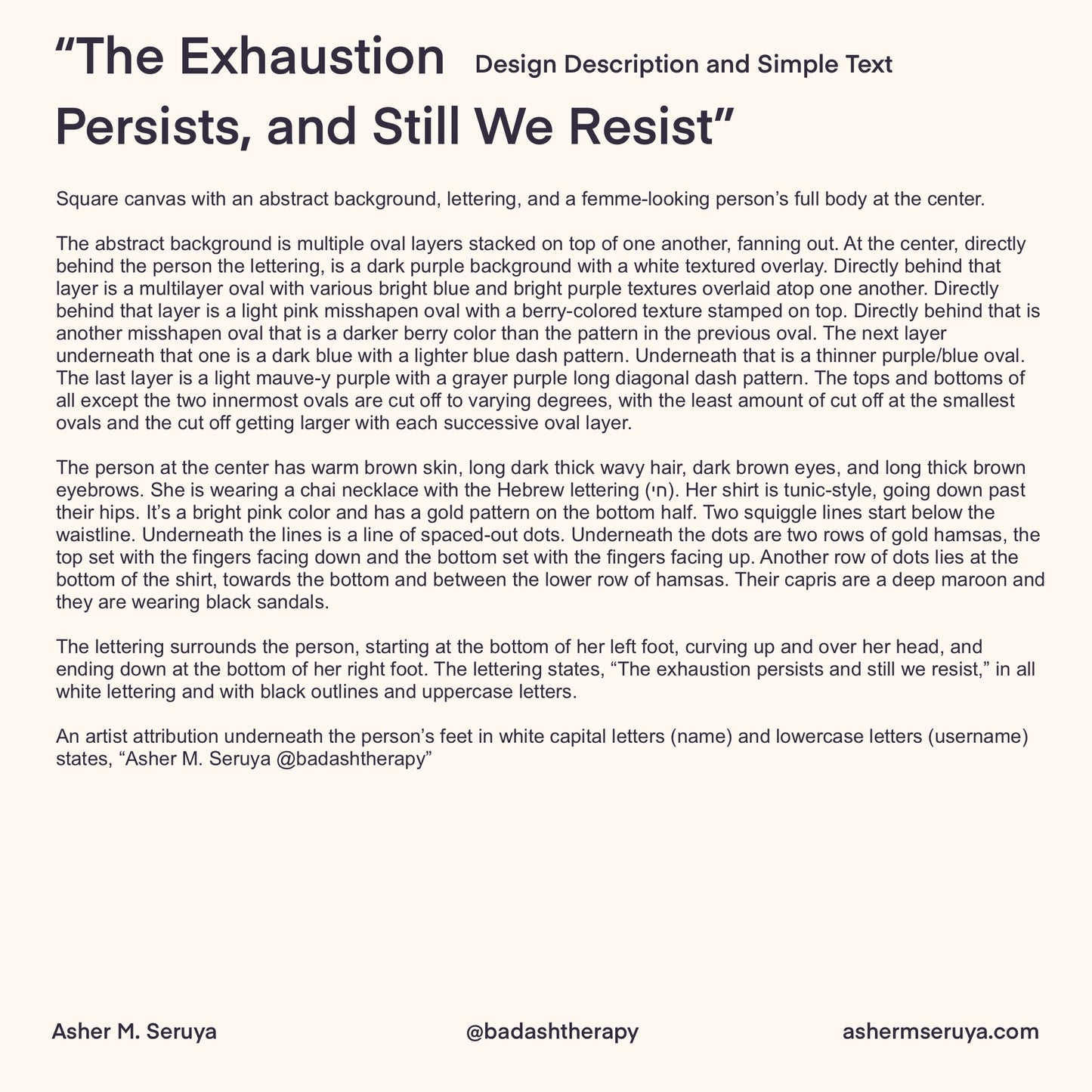 The Exhaustion Persists, and Still We Resist - Art & Illustration