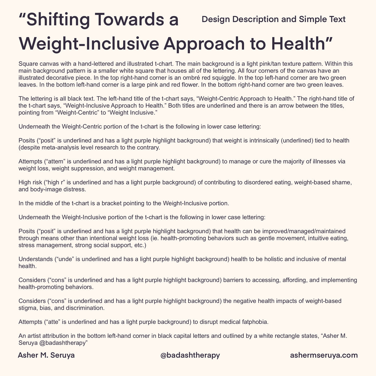Weight Inclusive Models Shifting Towards a Weight-Inclusive Approach to Health – Asher M ...