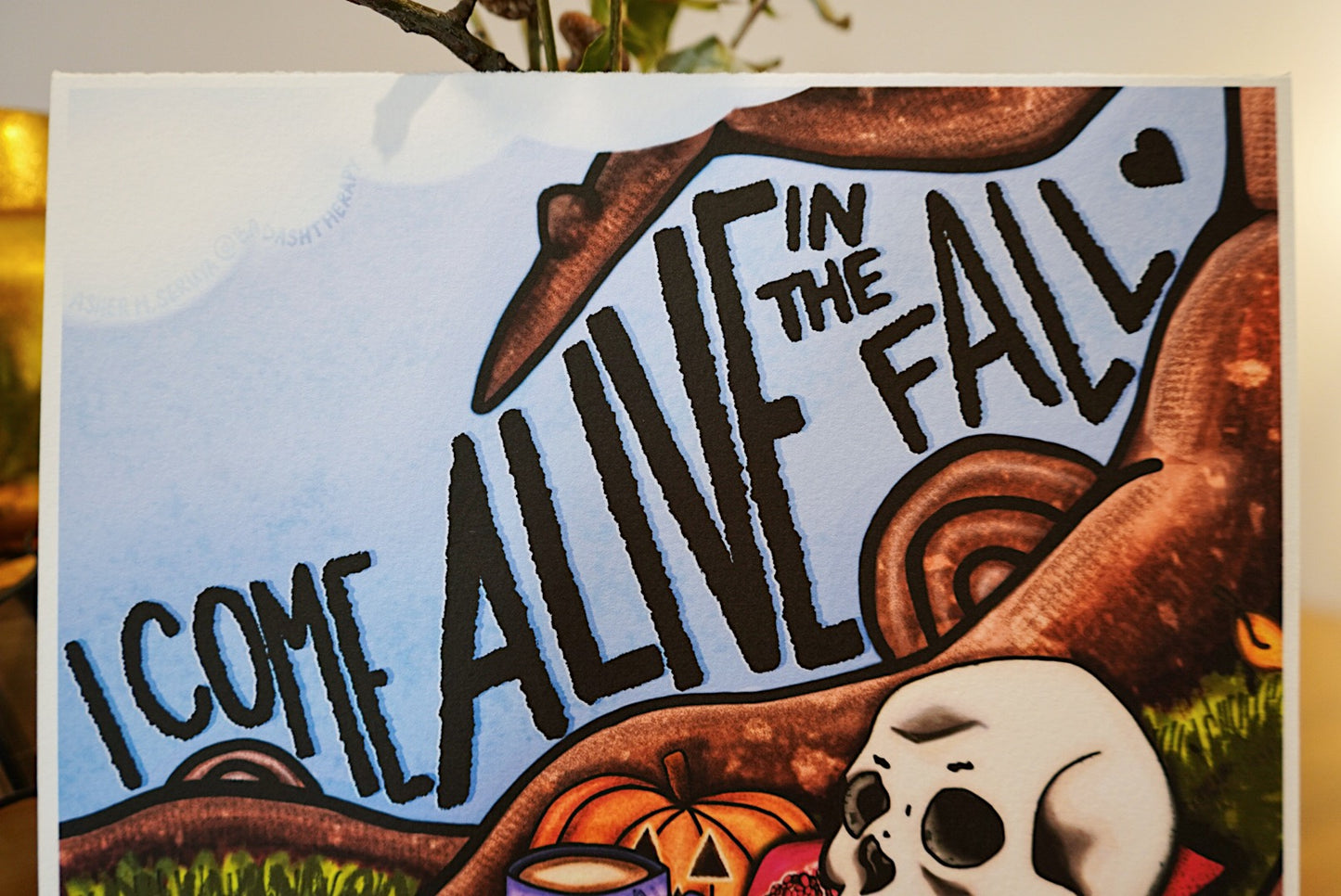 I Come Alive in the Fall - Art & Illustration