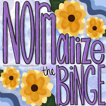 Normalize the Binge Digital Artwork - Art & Illustration